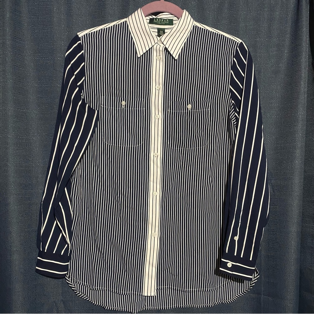 Lauren Ralph Lauren Satin Charmeuse Shirt